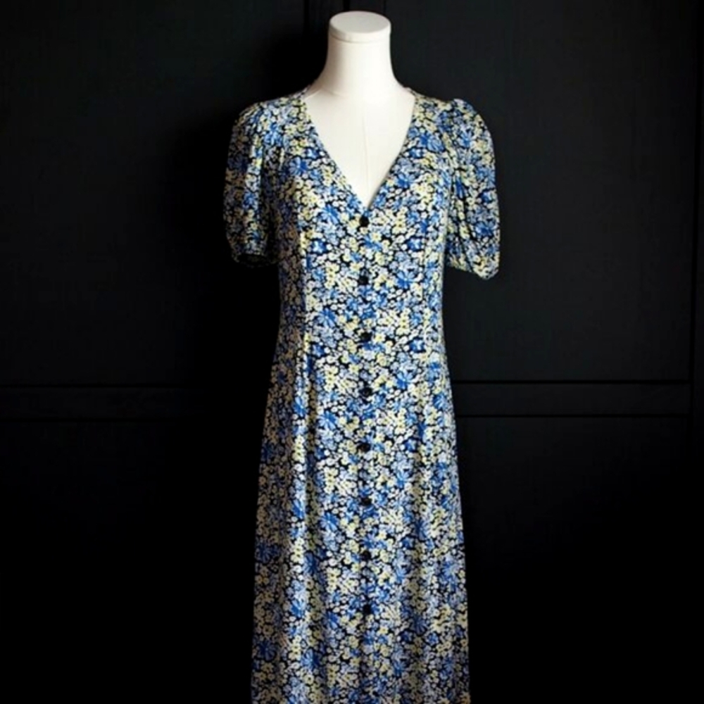 Primark | Floral Midi Button Up Dress